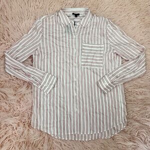 ATM Anthony Thomas Melillo Flamingo Blouse Button Up Shirt